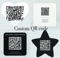 qr code customizable stickers payment code wechat pay logo personalized printed adhesive waterproof security label stickers