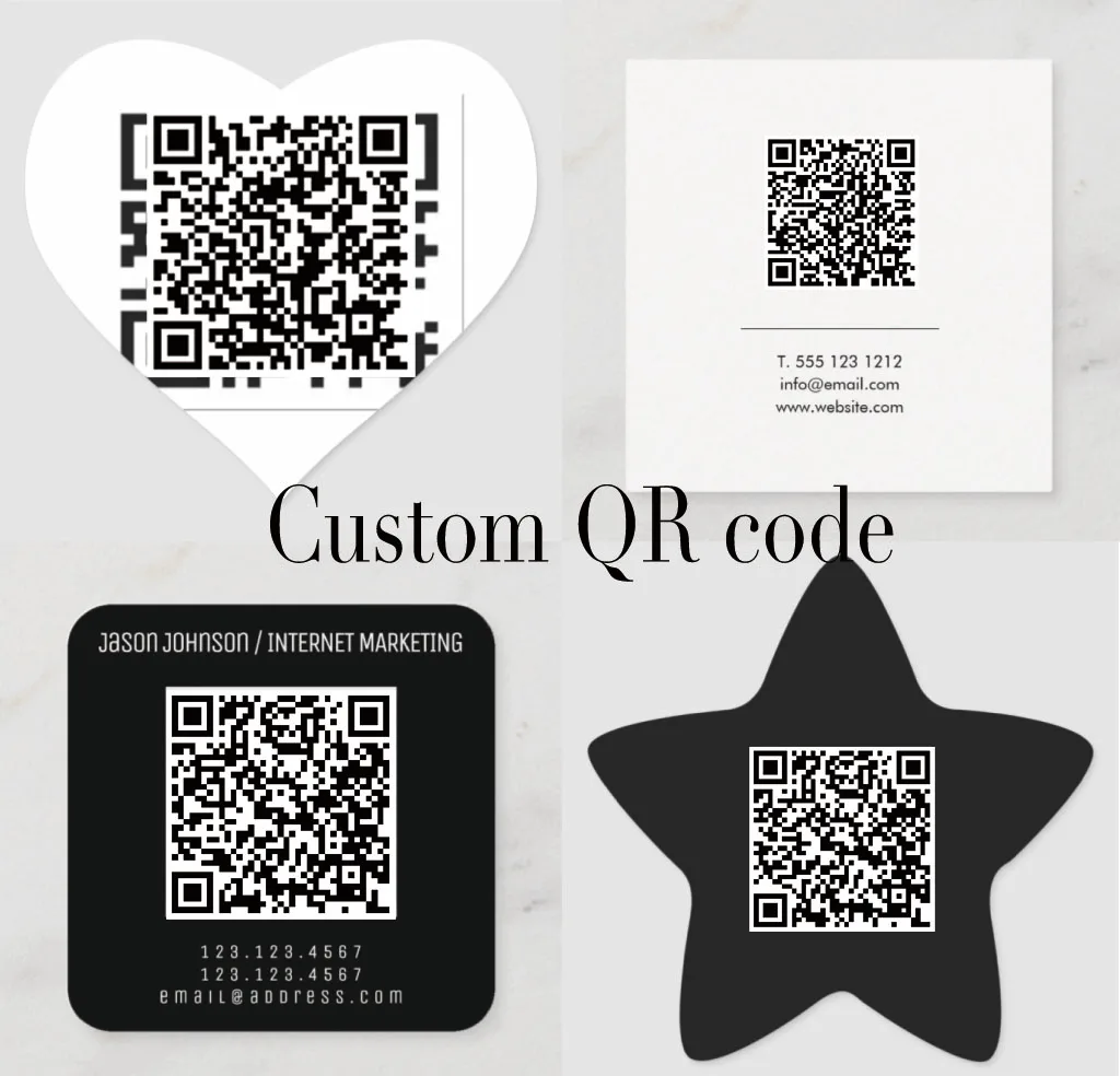 Настраиваемые наклейки с QR-кодом код оплаты логотип WeChat Pay индивидуальный принт