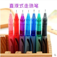 10pcs all needle tube direct liquid type gel pen office writing pens 14cm length free shipping