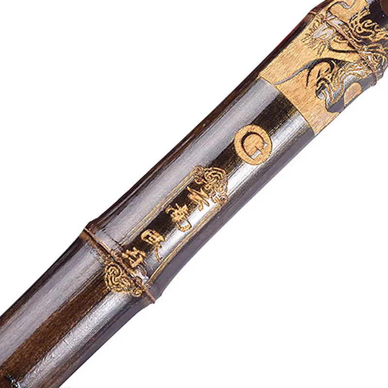 

Flutes Woodwind Black Bamboo Chinese Yunnan Bawu G Key Pipe Music Instrument