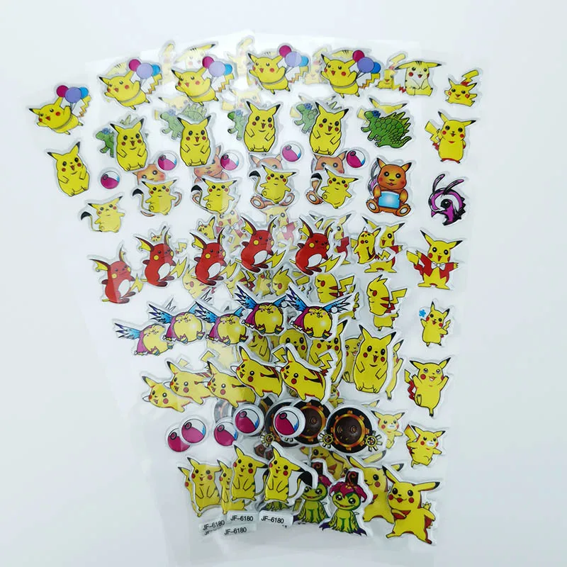 Супер мульти дизайн 3D пышный пузырь мультфильм Принцесса Кошка наклейки фрукты