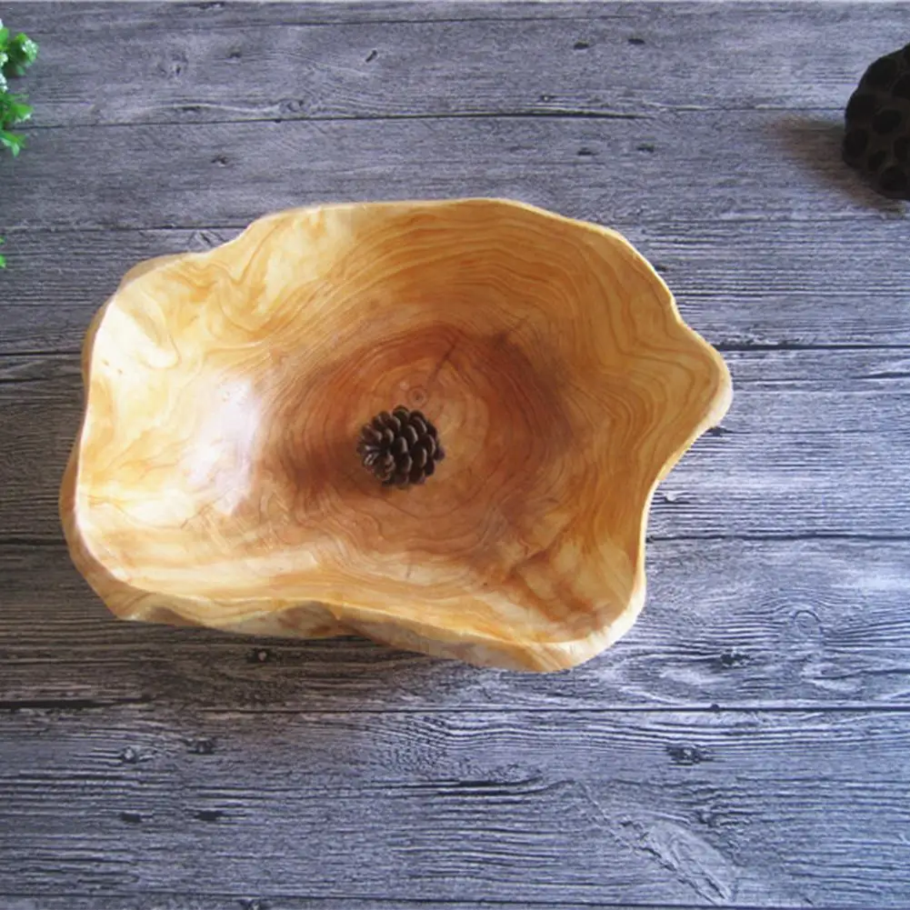 25-29 см инновационная резьба по корню домашняя деревянная тарелка для хранения