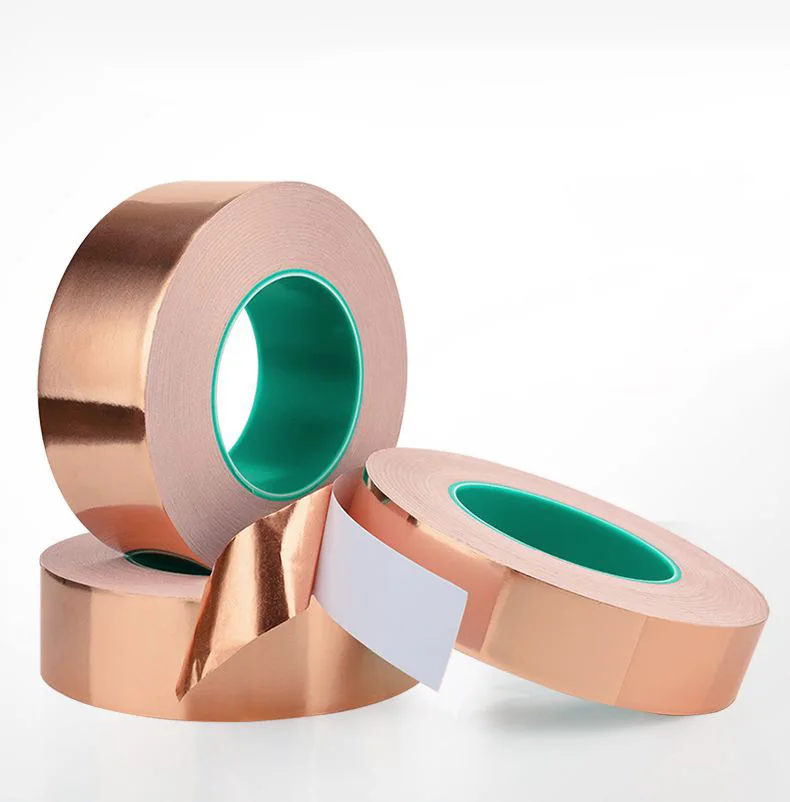 Фольга Лента Маска Двусторонняя проводить Медь электромагнитный Экранирование