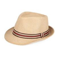 wholesale cheap fashion men and ladies outdoor shade foldable beach jazz style straw hats