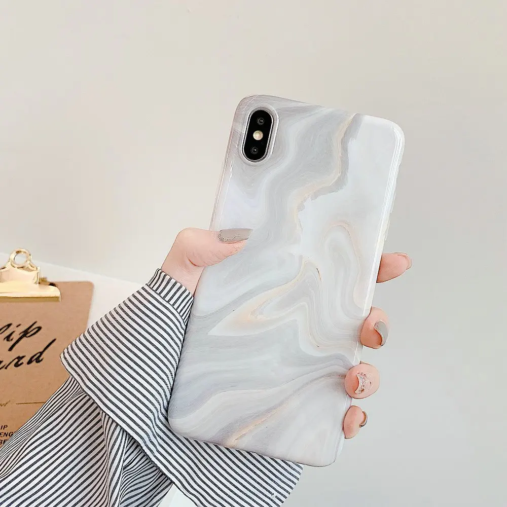 27 Мраморный чехол для Coque iphone 11 Pro Max 7 XS MAX чехол из мягкого ТПУ задняя крышка для iphone 6 6S 7 8 Plus iphone X XR чехол - Цвет: 27