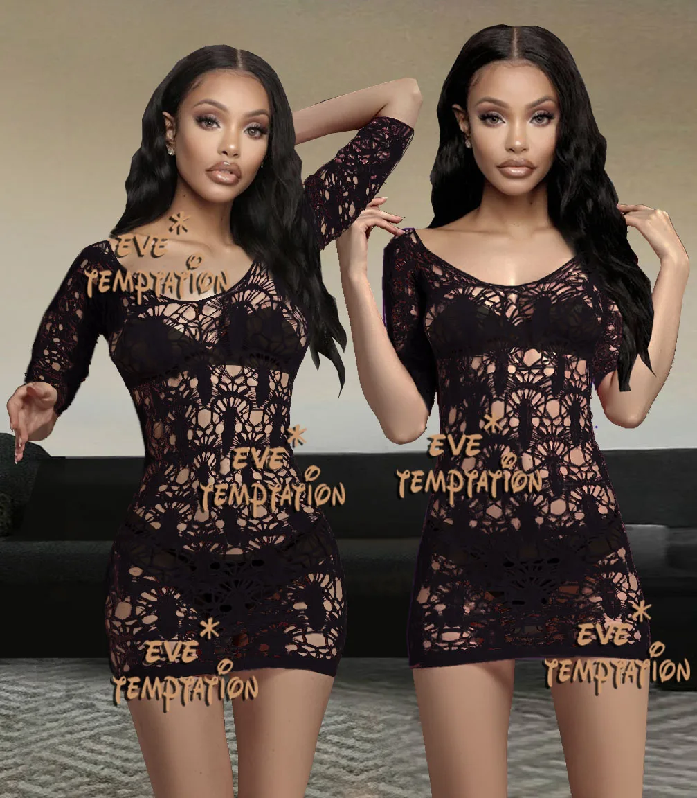 Сексуальное женское нижнее белье Babydoll платье полупрозрачное боди сорочки