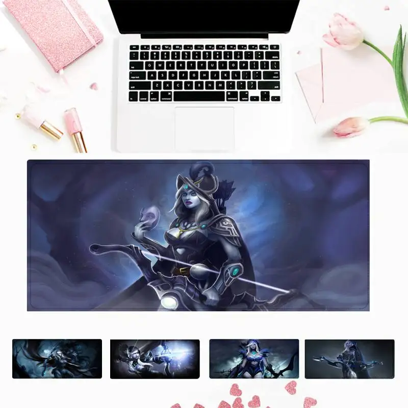 

Trend dota2 Drow Ranger Mouse Pad Gamer Keyboard Maus Pad Desk Mouse Mat Game Accessories For Overwatch