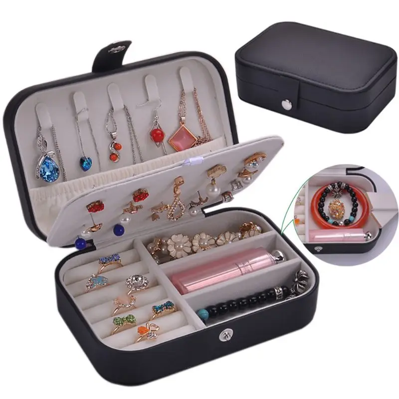 Модный женский чехол для ювелирных изделий простой тренд серьги браслет коробка