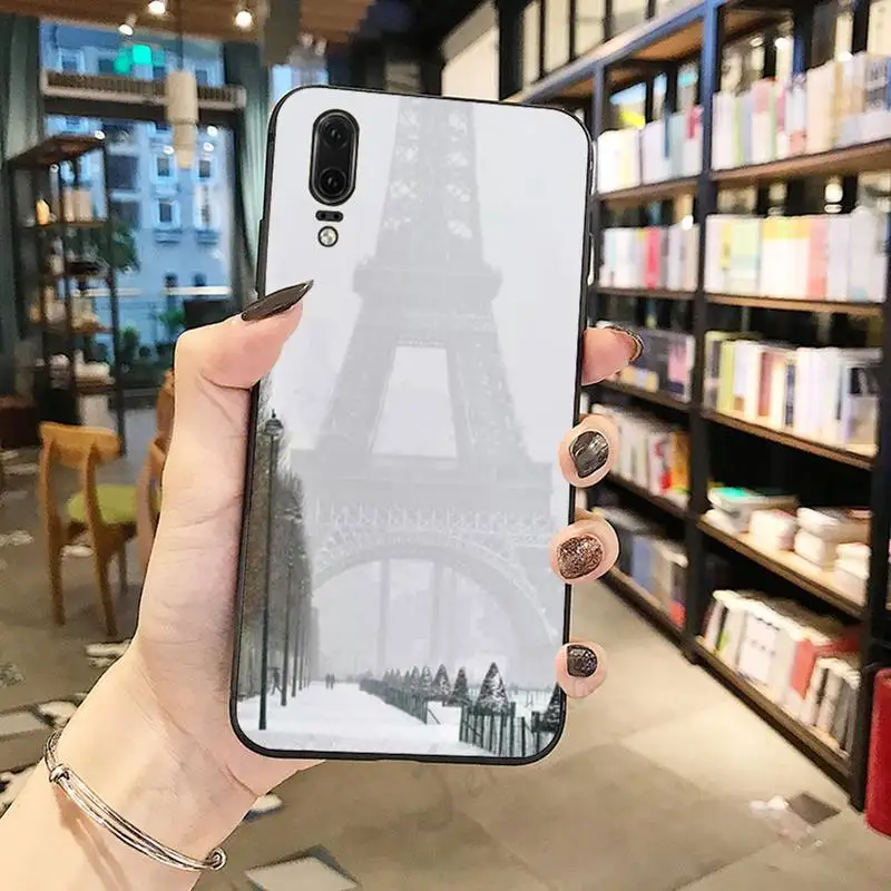 

Winter New York Central pattern Phone Case For Huawei honor Mate P 10 20 30 40 Pro 10i 9 10 20 8 x Lite