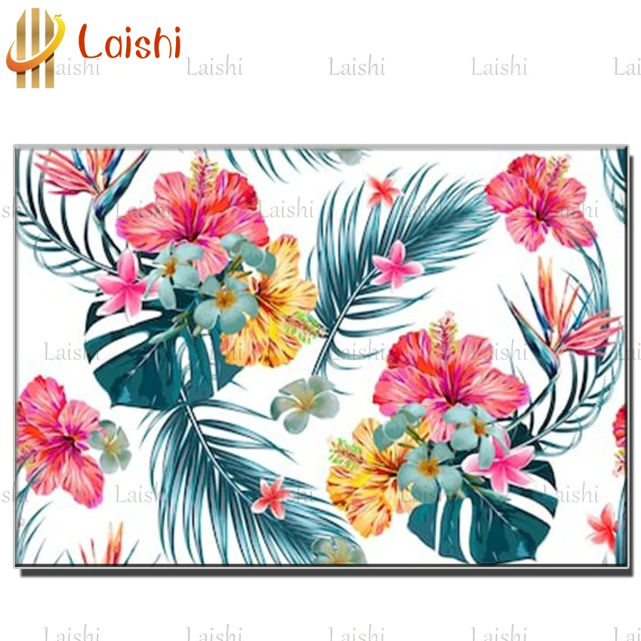 

Rhinestone painting Leaves and flowers stitch cross diamond embroidery diamond painting mosaic diamond full drill home decor