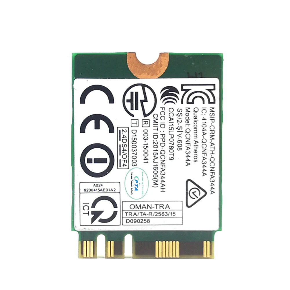 Двухдиапазонный AC беспроводной wi fi QCNFA344A NFA344A + Bluetooth 41 беспроводная сеть|Адаптеры