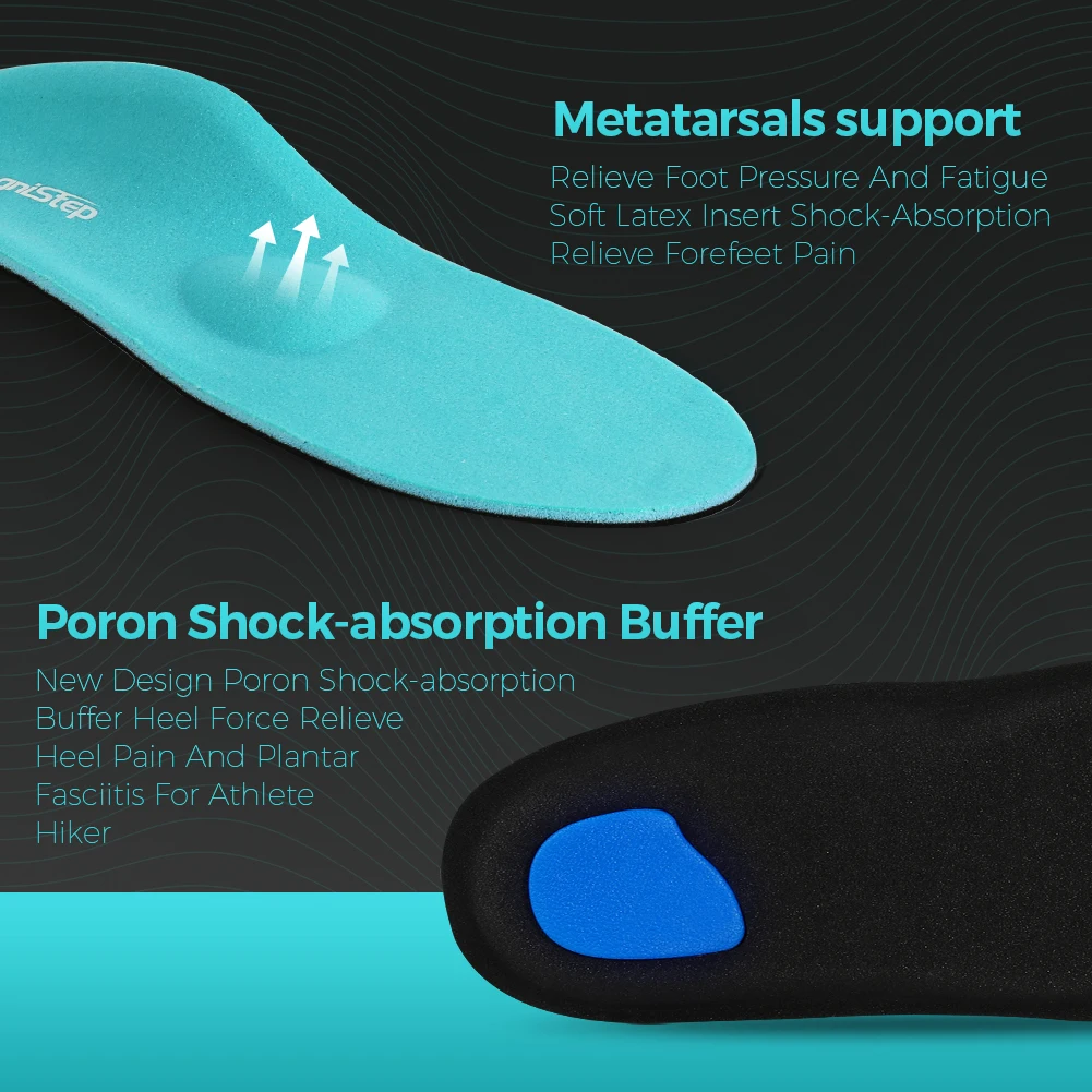 Ортопедические стельки BANGNI поддержка свода стопы облегчение боли в пятке