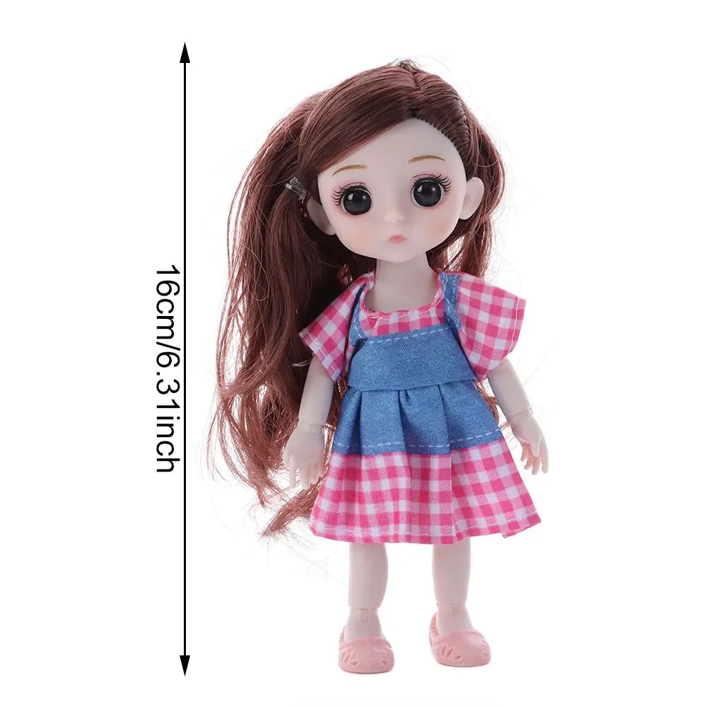 Кукла шарнирная Длинная с одеждой 16 см 13 шарниров|Куклы| |