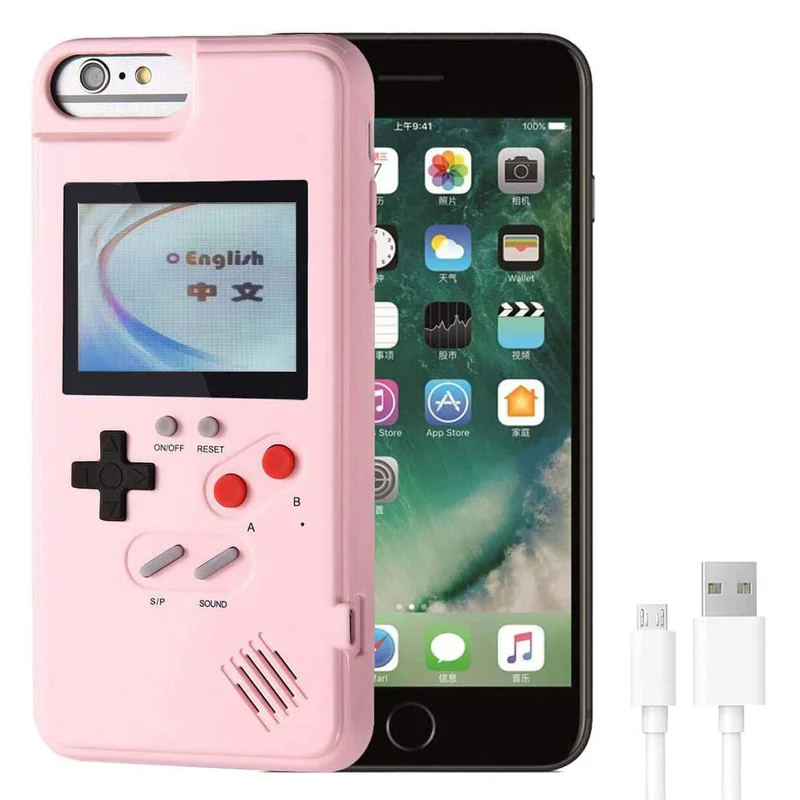 Playable Game Console Case for iPhone 12 11 Pro Max X XS XR 6 7 8 6S Plus SE Mini Video Retro Phone Cover Funda | Мобильные телефоны