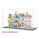 Прозрачный акриловый пластиковый строительный блок коробка для экшн-фигурок Пылезащитная сборная коллекция Витрина коробка детские игрушки