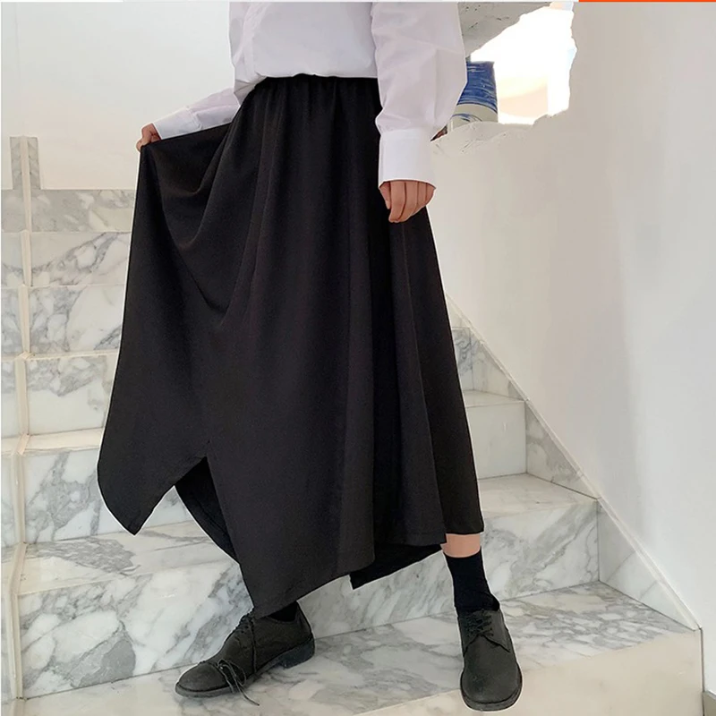 Летняя новинка Мужская юбка и брюки в стиле темного Ямамото Парикмахерская для