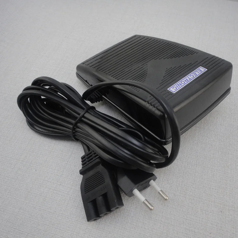 EU Plug 110-220V черная домашняя швейная машина педаль с управлением шнуром питания для