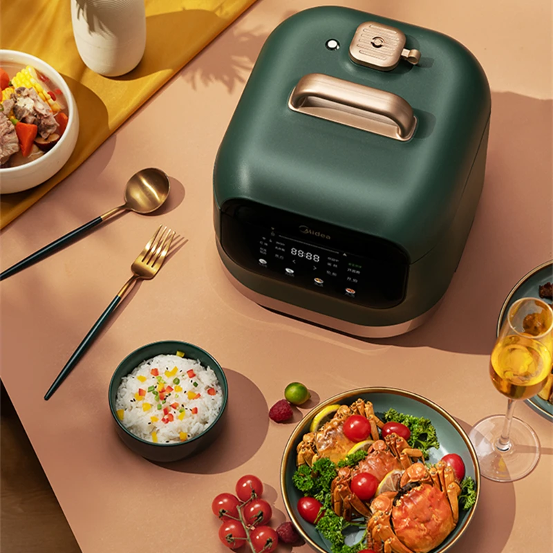 JRM0543 Electric Pressure Cooker Multi-function Retro Square Pot Smart Rice Hot Home Appliances 3L MY-YL30M5-711 | Бытовая техника