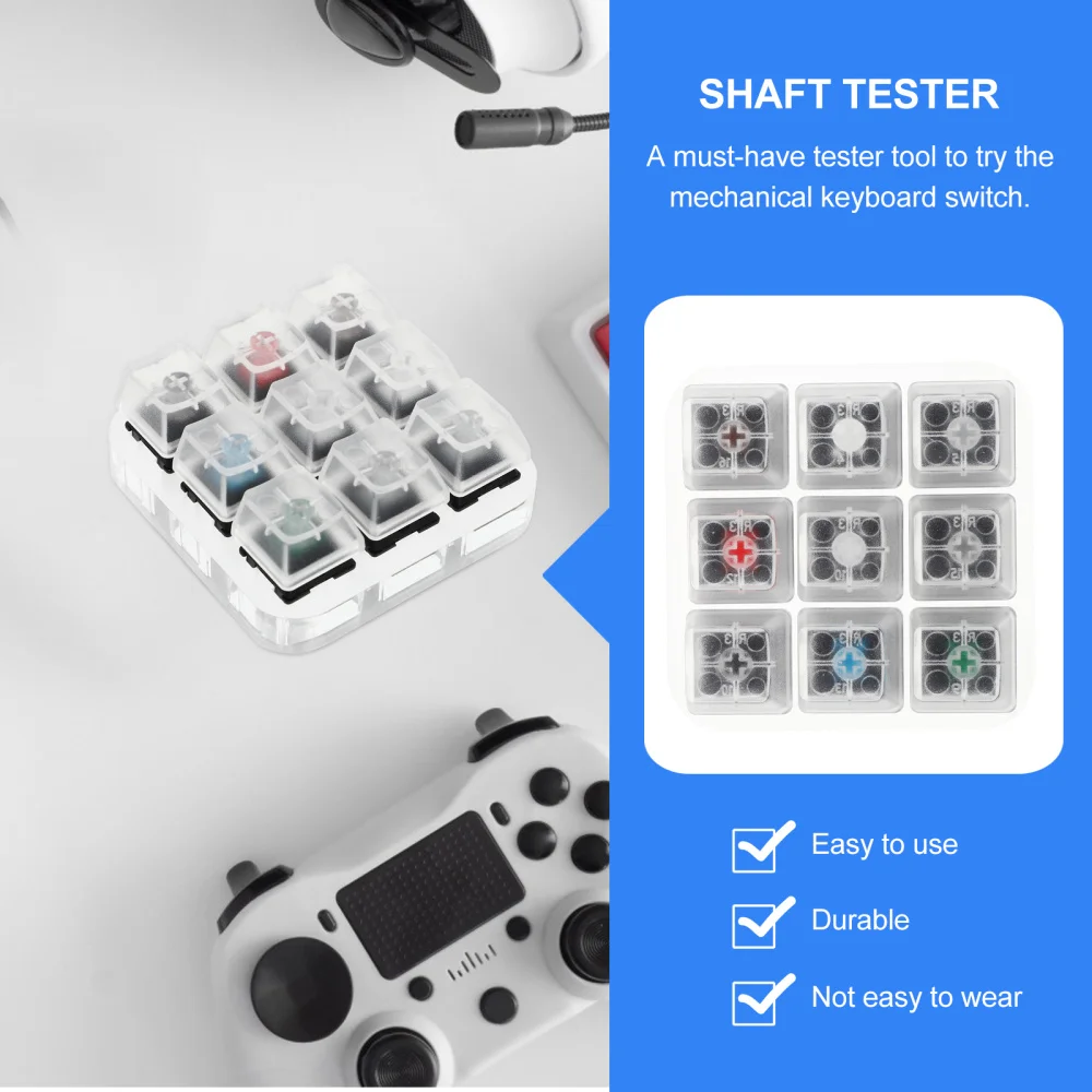 

Switches Tester With Acrylic Base Keyboards Keycaps for Mechanical Keyboard