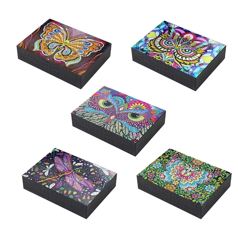 

DIY Special-shaped Diamond Painting Jewelry Box Containers Butterfly Resin Storage Box Diamond Craft Wedding Gfit