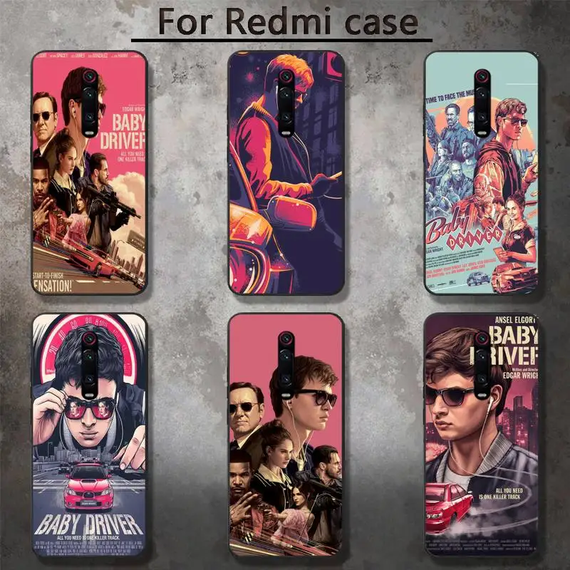 

Baby Driver Phone Cases for RedMi 5 5plus 6 Pro 6A S2 4X GO 7A 8A 7 8 9 K20 case