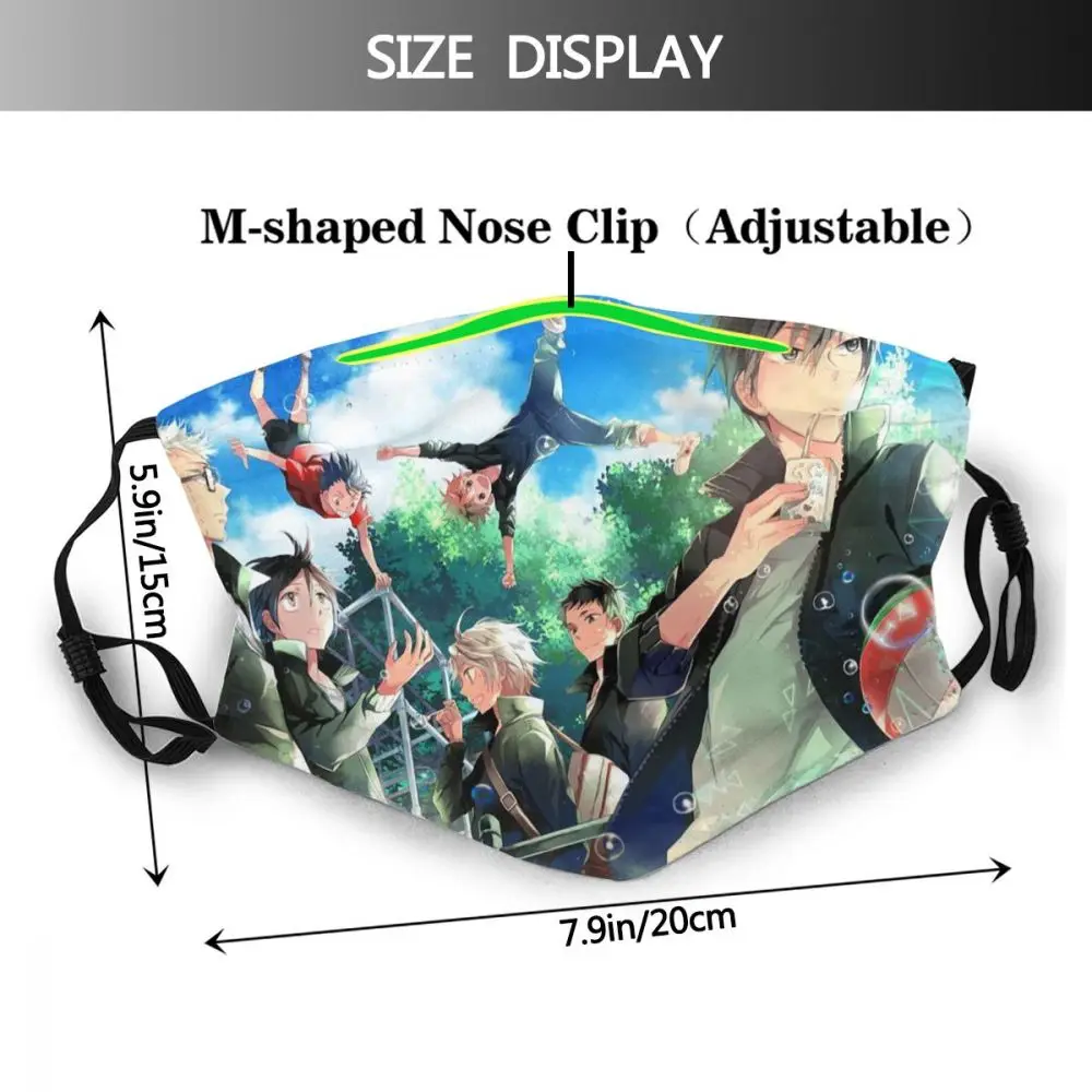 Haikyu Hinata японское аниме маскарилла для лица модная Пылезащитная маска с фильтрами