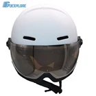 Лыжный шлем Goexplore со съемными очками для мужчин и женщин, Сверхлегкий защитный шлем для скейтборда и снега для взрослых