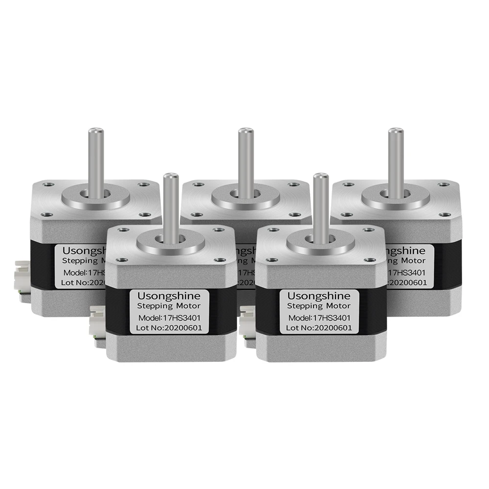 5 шт./лот 17HS3401S Nema 17 3401 шаговый двигатель 4 lead 42 Motor 42bygh 1.3A для лазерного и 3D принтера