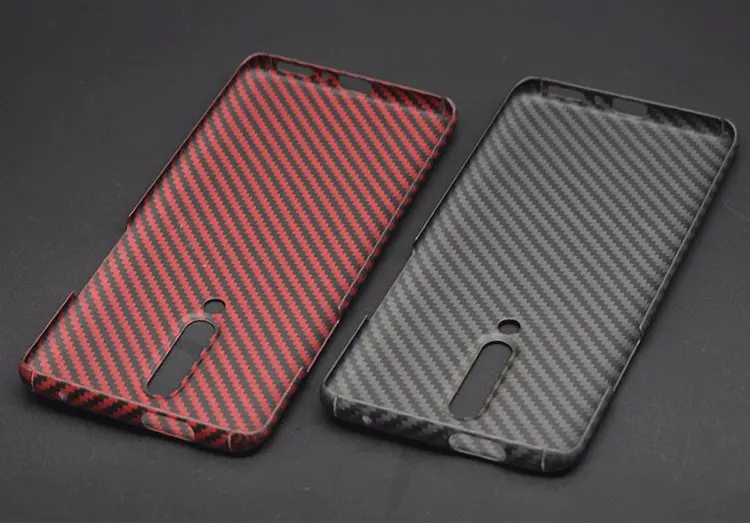 Чехол из углеродного волокна для OnePlus 7 Pro 1 + Oneplus 6 ультратонкий ручной работы |