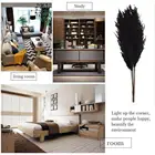 Свадебные цветы, натуральные сухие пампасы, трава, цветок, красивые трагмиты, цветные домашние черные украшения, тростник для свадьбы, Крис A9v4