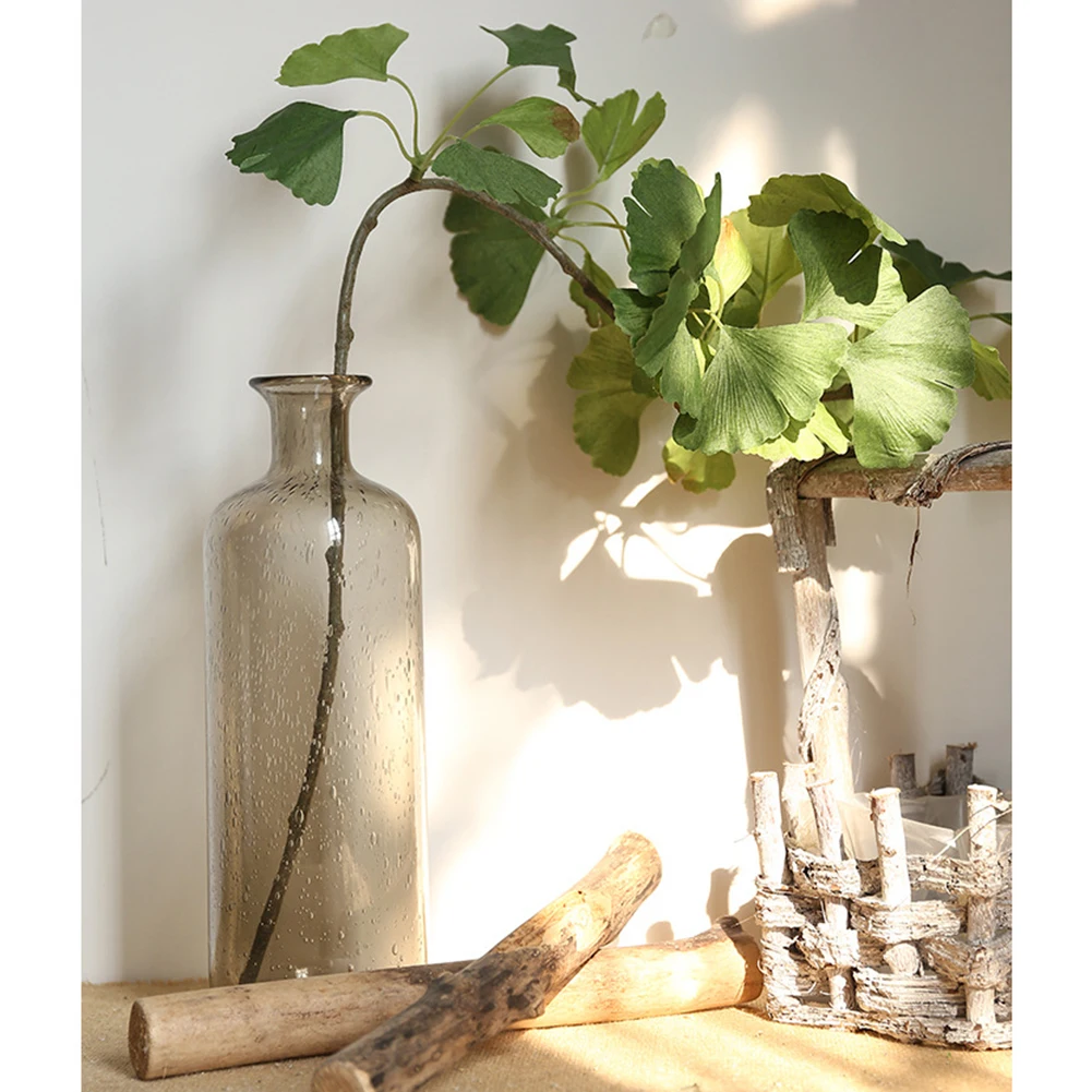 

Ginkgo Leaf Simulation Flowers Home Decoration Plant Wall Fake Flowers Ins