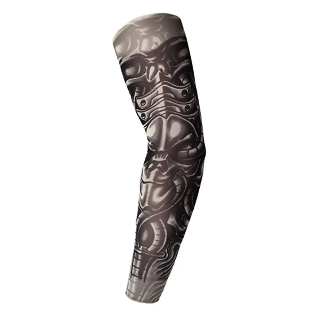 summer Fake Tattoo Arm Sleeves Men Women Sunscreen Temporary Protection Outdoor Driving Body Art Hip Hop | Красота и здоровье