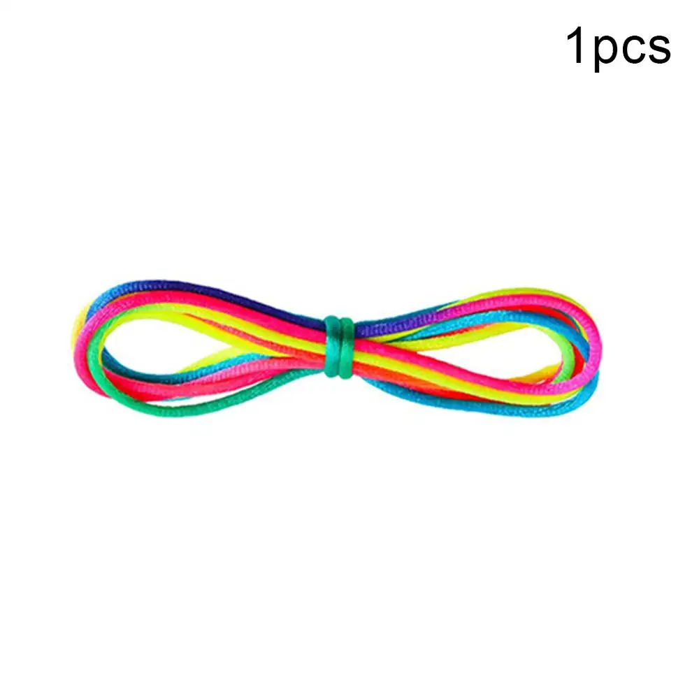 12 шт./1 шт. 175 см веревка-колыбель для пальцев игра Случайный Цвет Радуга веревка