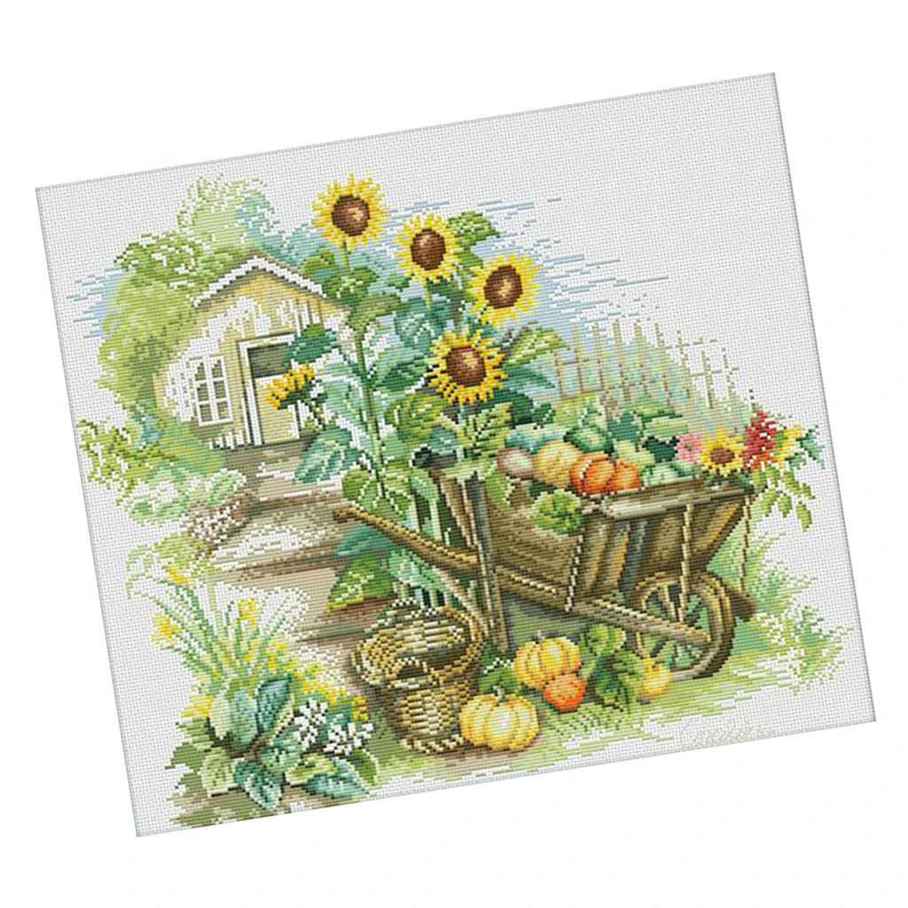 Набор для вышивки крестиком с изображением пейзажа Виллы взрослых Прошитый узор