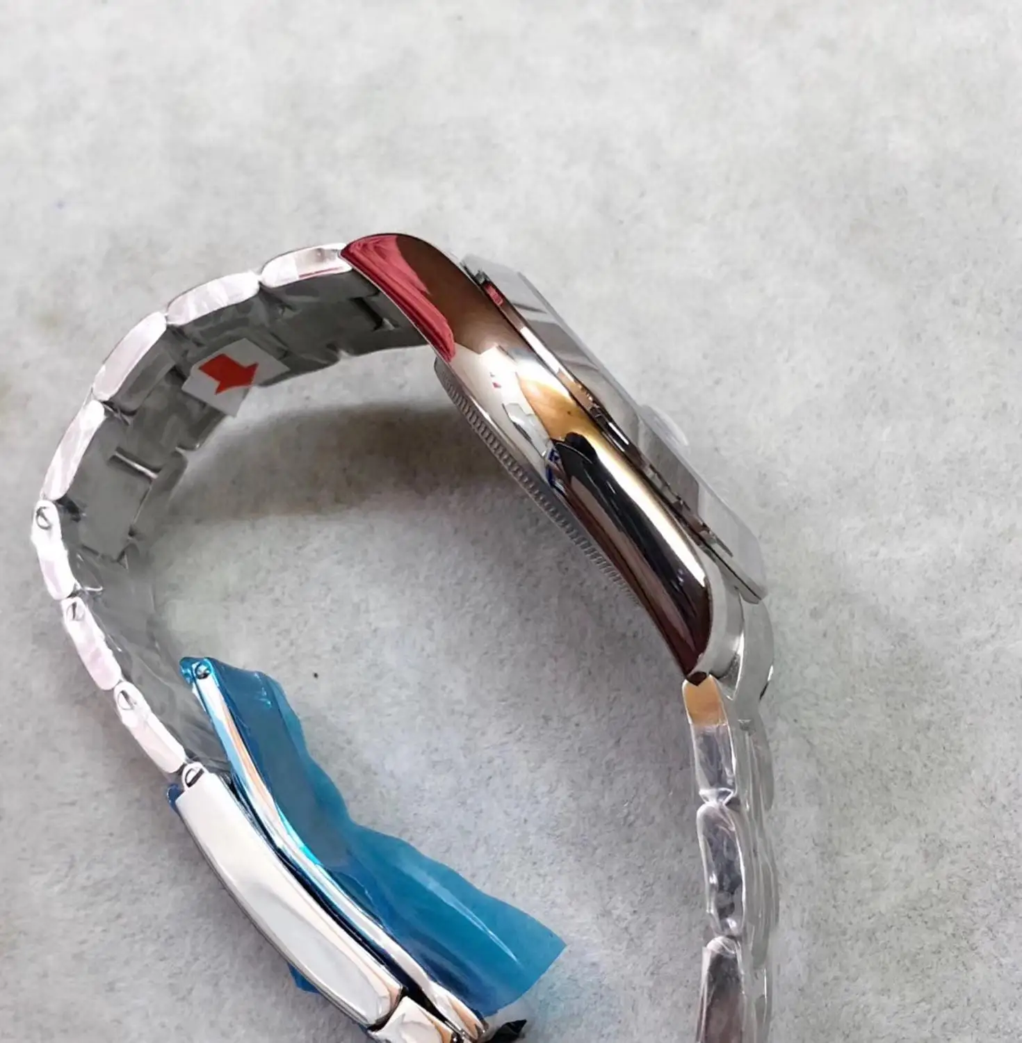 Роскошные мужские Whtie ЧАСЫ 41 мм нержавеющая сталь Дата 2813 механические