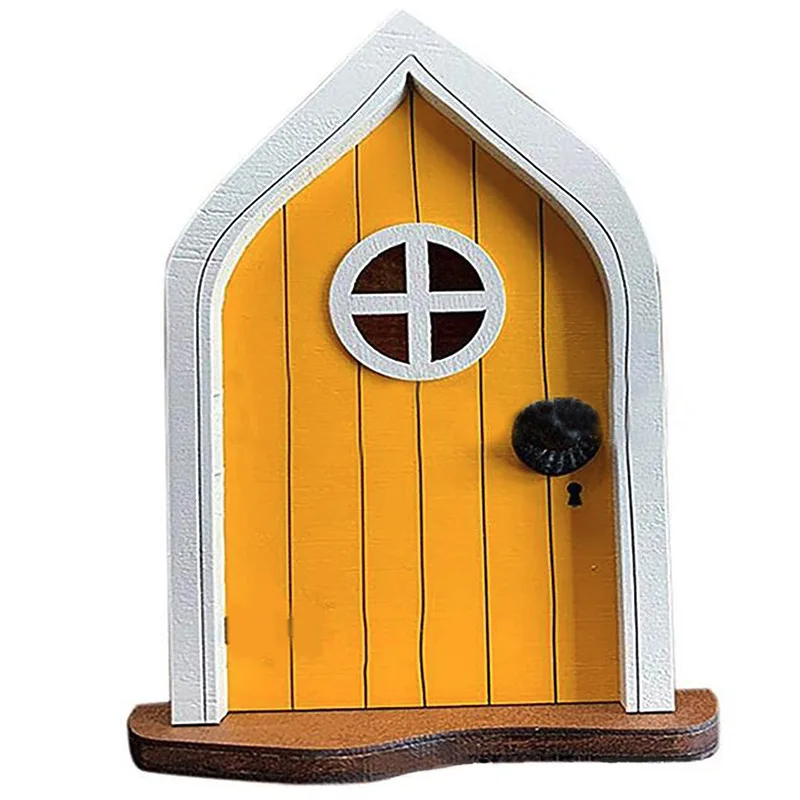 Милая миниатюрная сказочная гном Статуэтка для окон и дверей домашний двор эльф