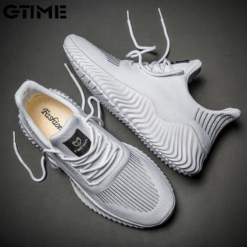 

Men Shoes 2021 Breathable White Trendy Sneakers Men Original Casual Light Walking Big Size Man Tennis Shoe #ZYNWY-2