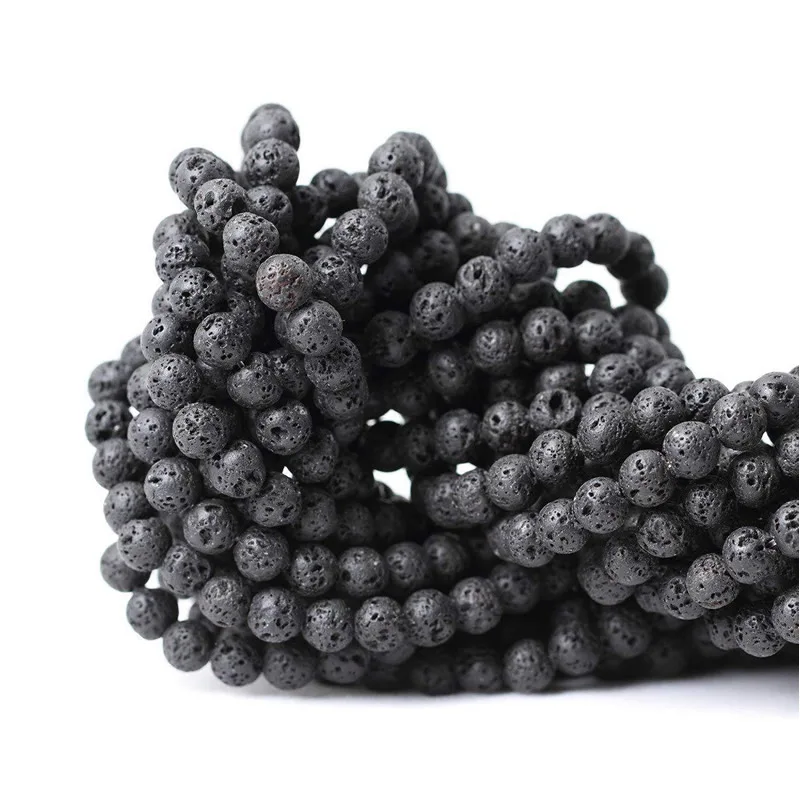 Натуральный микс драгоценный камень вулканический Агаты бусины Lave аметисты