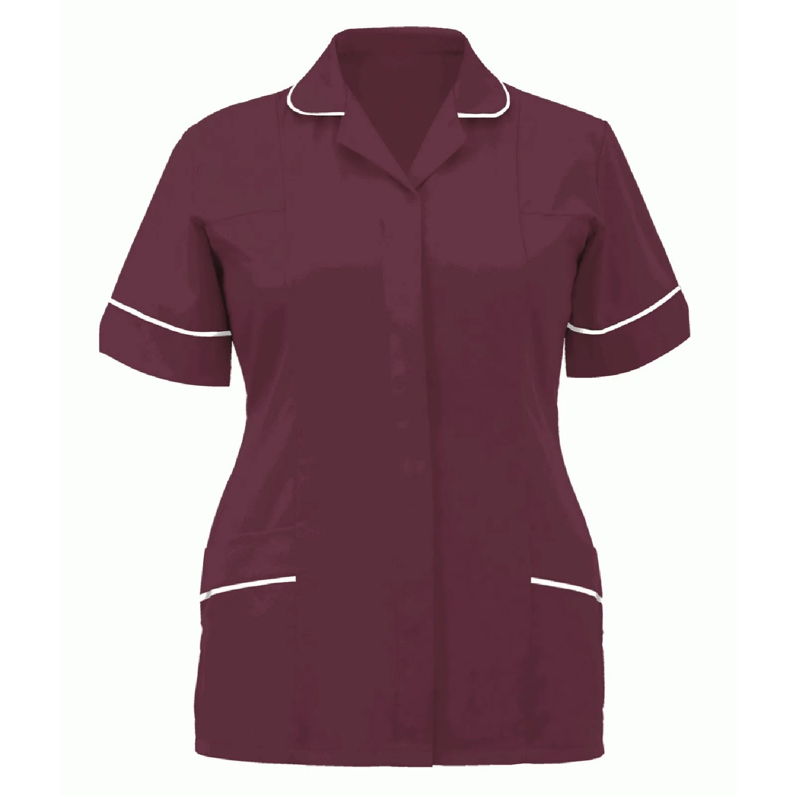 Униформа медсестры женская с коротким рукавом и V-образным вырезом |