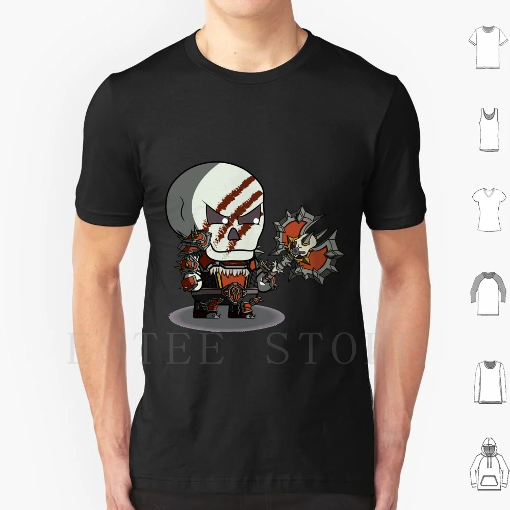 Bfandy, футболка-талисман «не мертвец», сделай сам, большой размер, 100% хлопок, Энди, Орда, топор, тарелка, броня, скелет, военная краска Wow Ndy