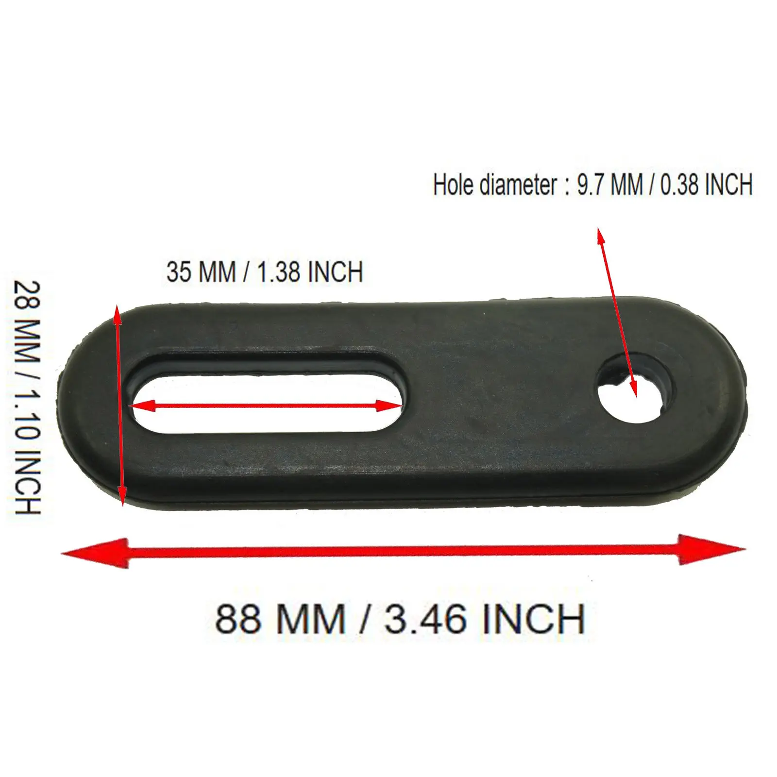 6 шт./лот резиновый капот дверной ремень защелка в комплекте подходит для YAMAHA RHINO