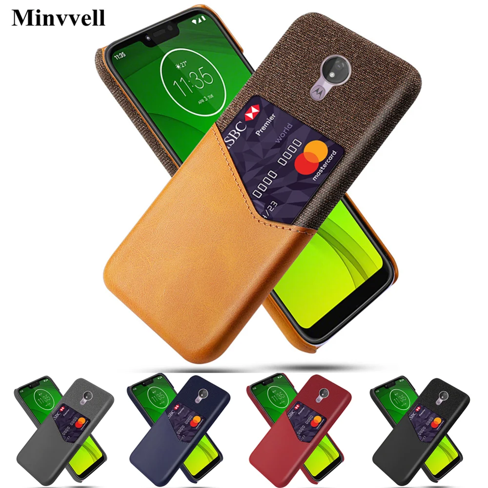 Деловой чехол для Motorola MOTO G7 Power Play G7play G7power слот карты питания из искусственной