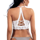 Бюстгальтер женский, кружевной, с мягкими чашечками