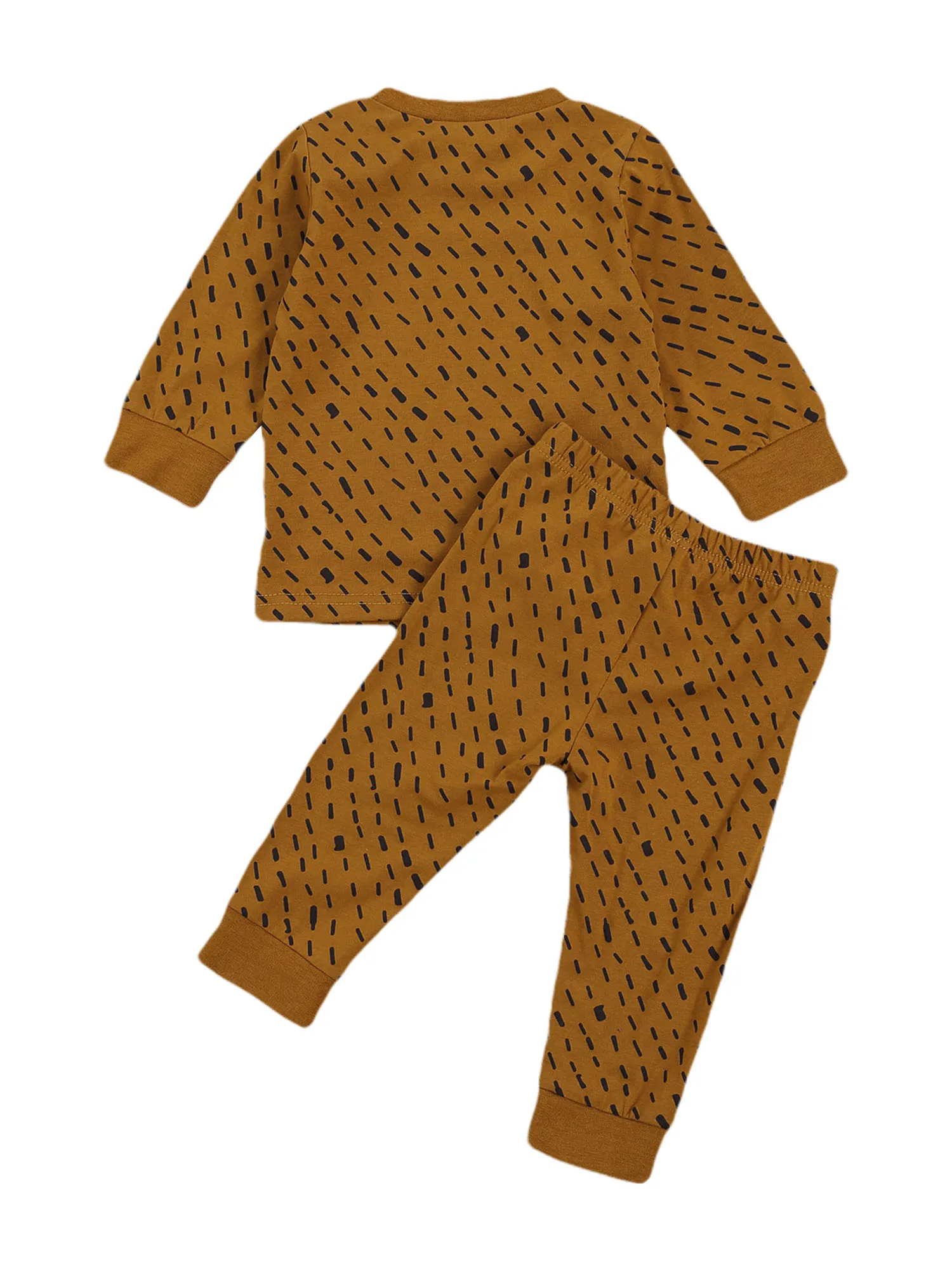 

Infant Baby Clothes 2020 Baby Cartoon Bear Clothes Set Long Sleeve O-neck Tops + Elastic Waist Long Pants for Spring Fall