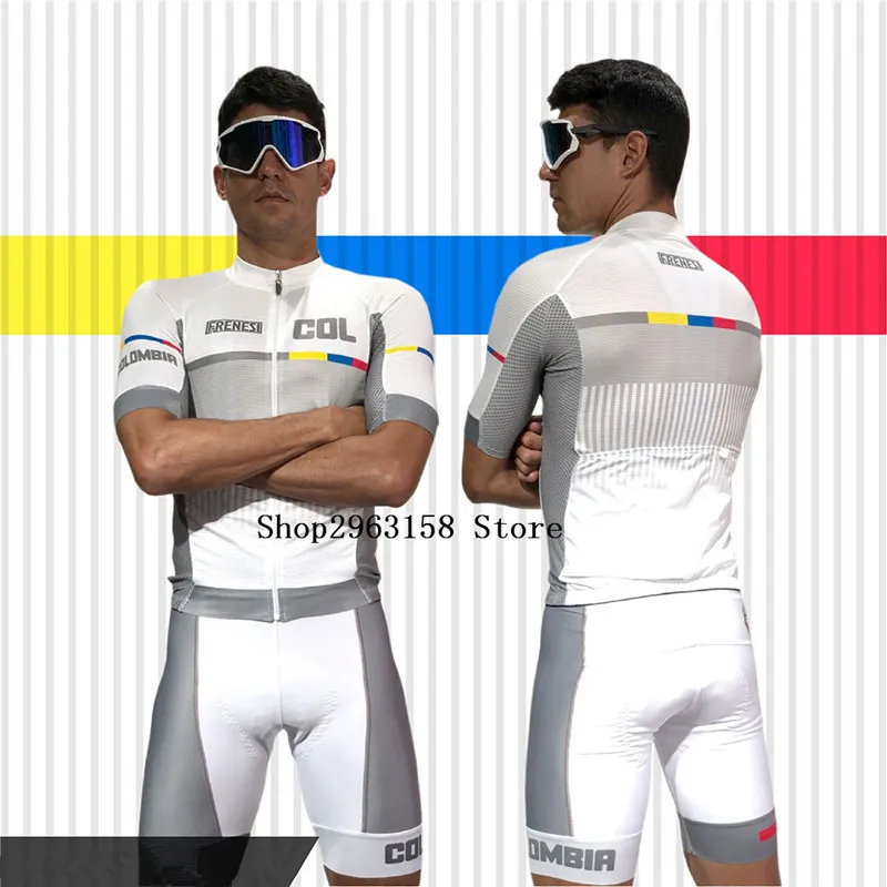Pro командный триатлонный костюм мужские велосипедные Джерси наборы Skinsuit комбинезон Велосипедное трико Ropa ciclismo комплект гелевая накладка - Цвет: as picture6