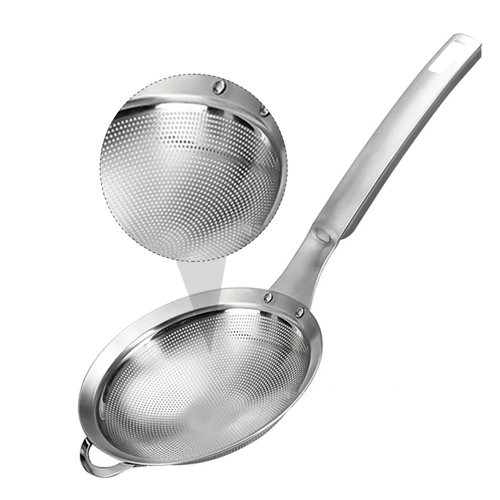 

1Pc Filter Spoon Stainless Steel Colander Filtering Strainer Hot Pot Spoon