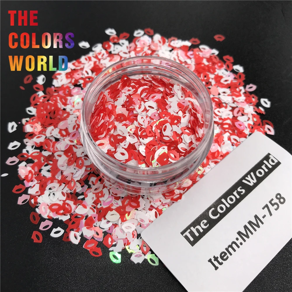 TCT-362 Mix Lip Heart Cinderella’s slipper Nail Glitter Art Decoration Body Tumbler Crafts Accessories Party Supplier | Красота и