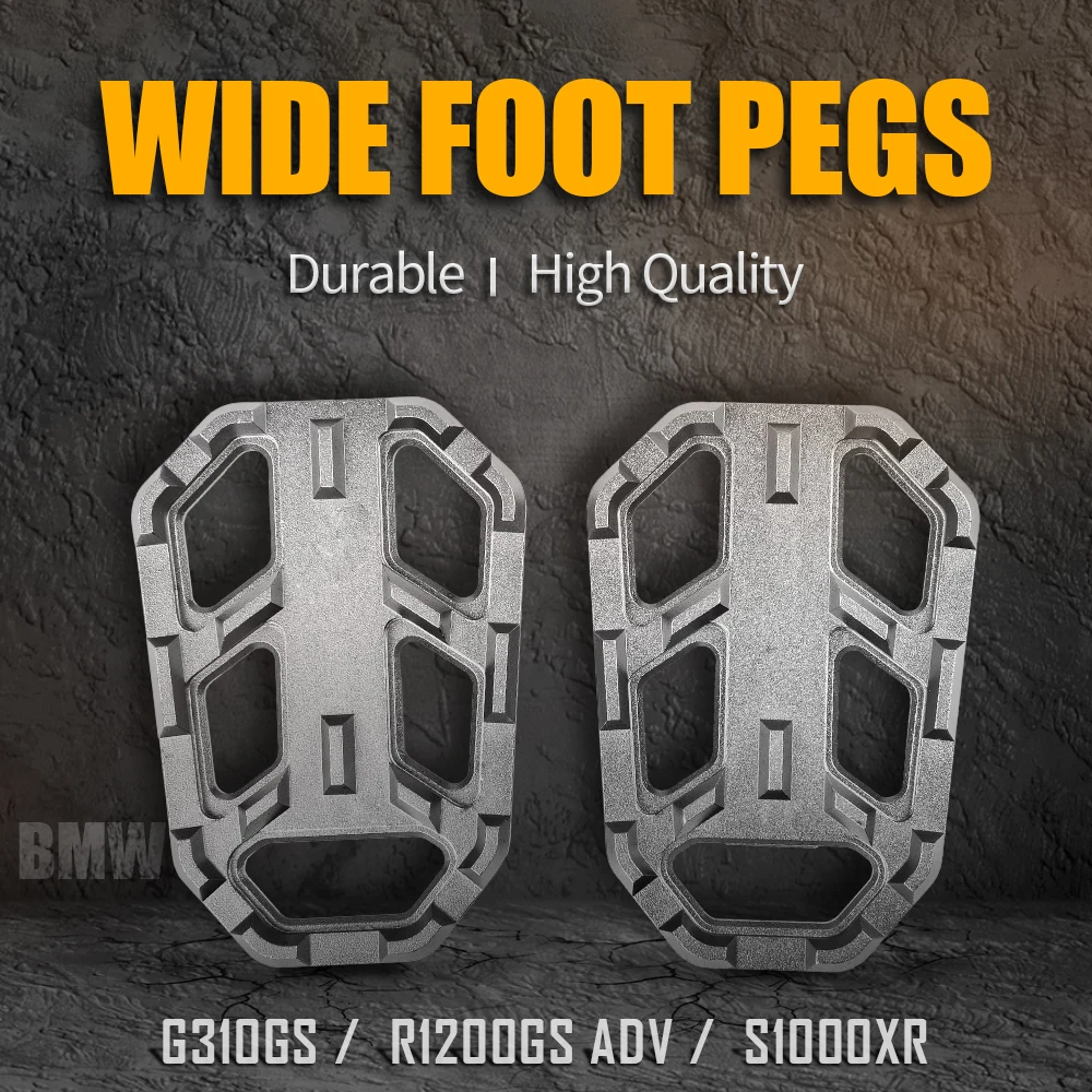 Широкие подножки с ЧПУ для педали BMW F750GS F850GS G310GS R1200GS S1000XR R Nine T 2018 2019|Накладки и