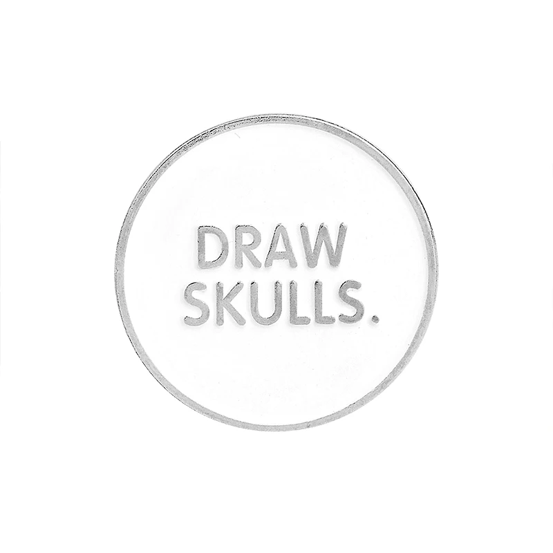 Жесткая эмалированная заколка в стиле панк с надписью Love or die Kill Draw skulls Witch hand |