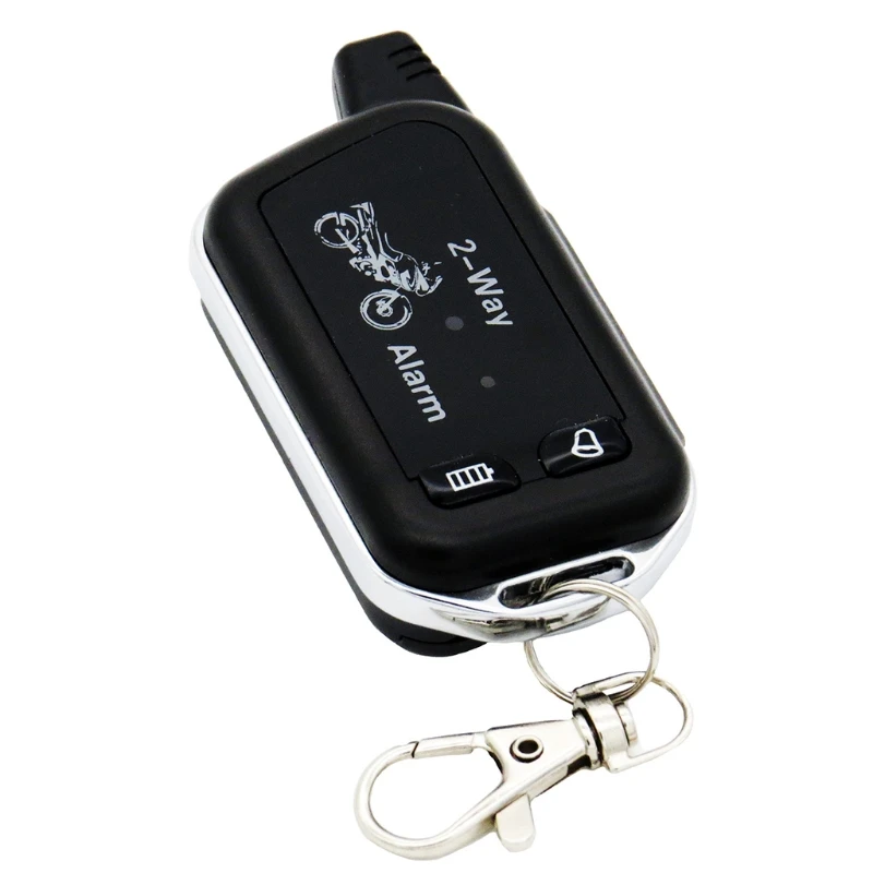 

50LC Two Way Motorcycle Alarm System Anti-theft Alarm Systems with Remote Control LED Display Warning